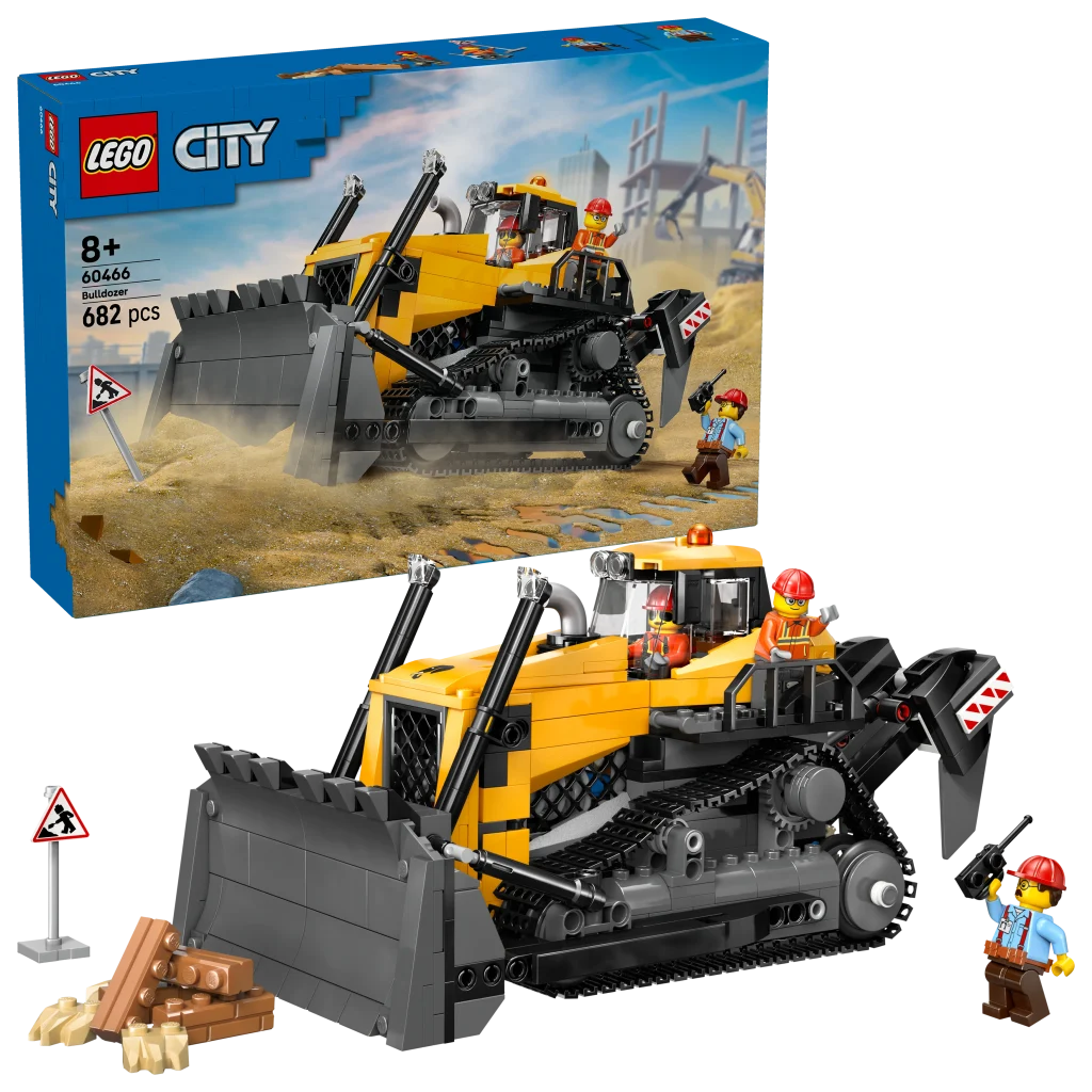 LEGO 60466 City Yellow Bulldozer
