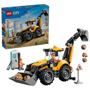 LEGO 60480 City Yellow Backhoe