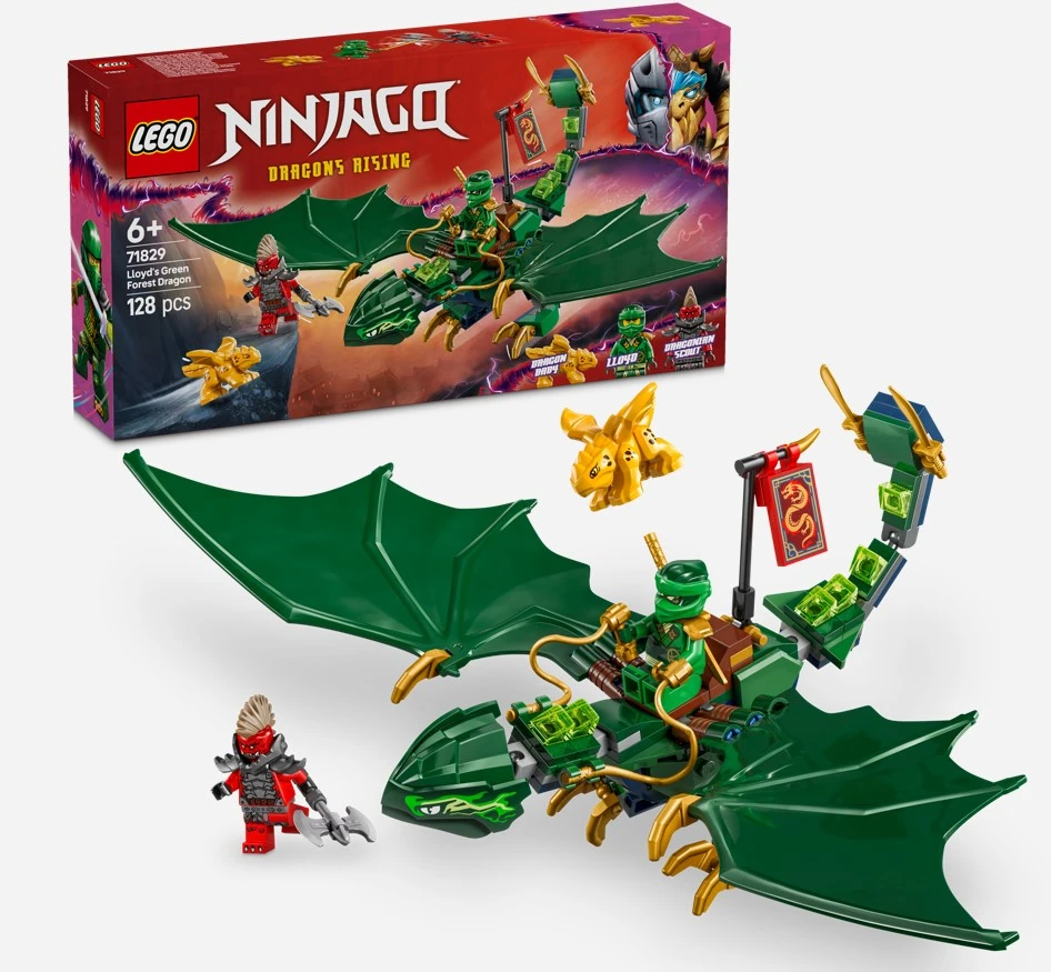 LEGO 71829 Ninjago Lloyds Green Forest Dragon