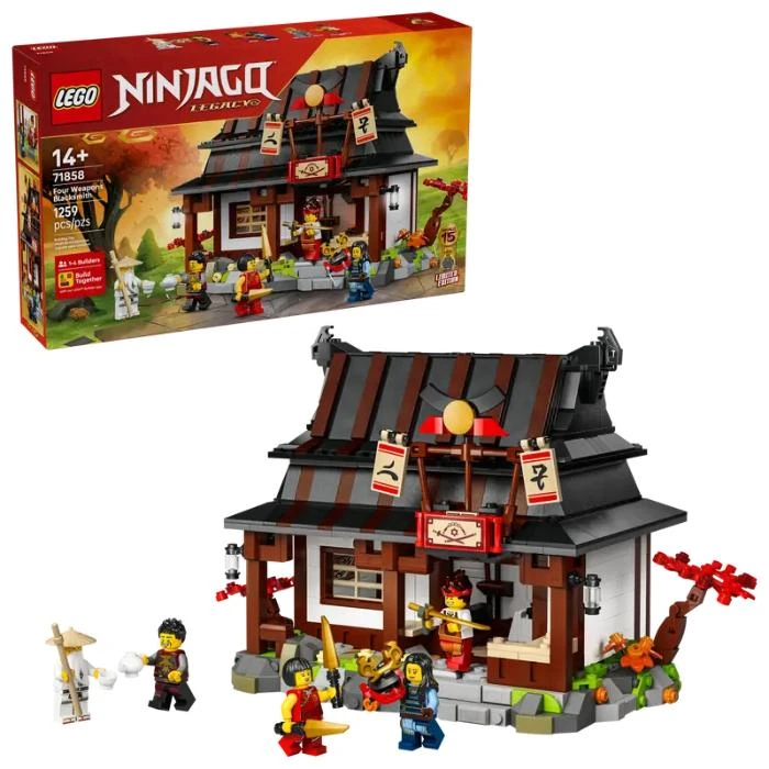 LEGO 71858 Ninjago Four Weapons Blacksmith 15Th