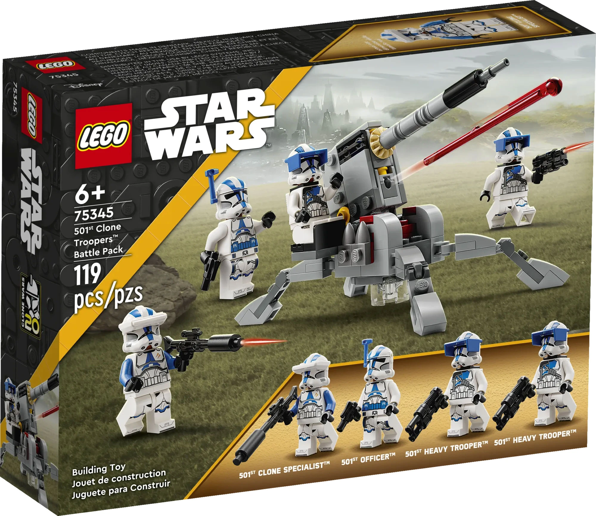 LEGO 75345 Sw 501St Clone Troopers™ Battle Pack