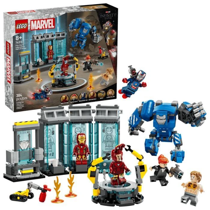 LEGO 76315 Iron Man'S Laboratory: Hall Of Armor