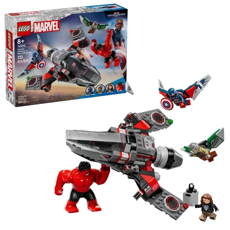 LEGO 76292 Sh Captain America Vs Red Hulk Duel