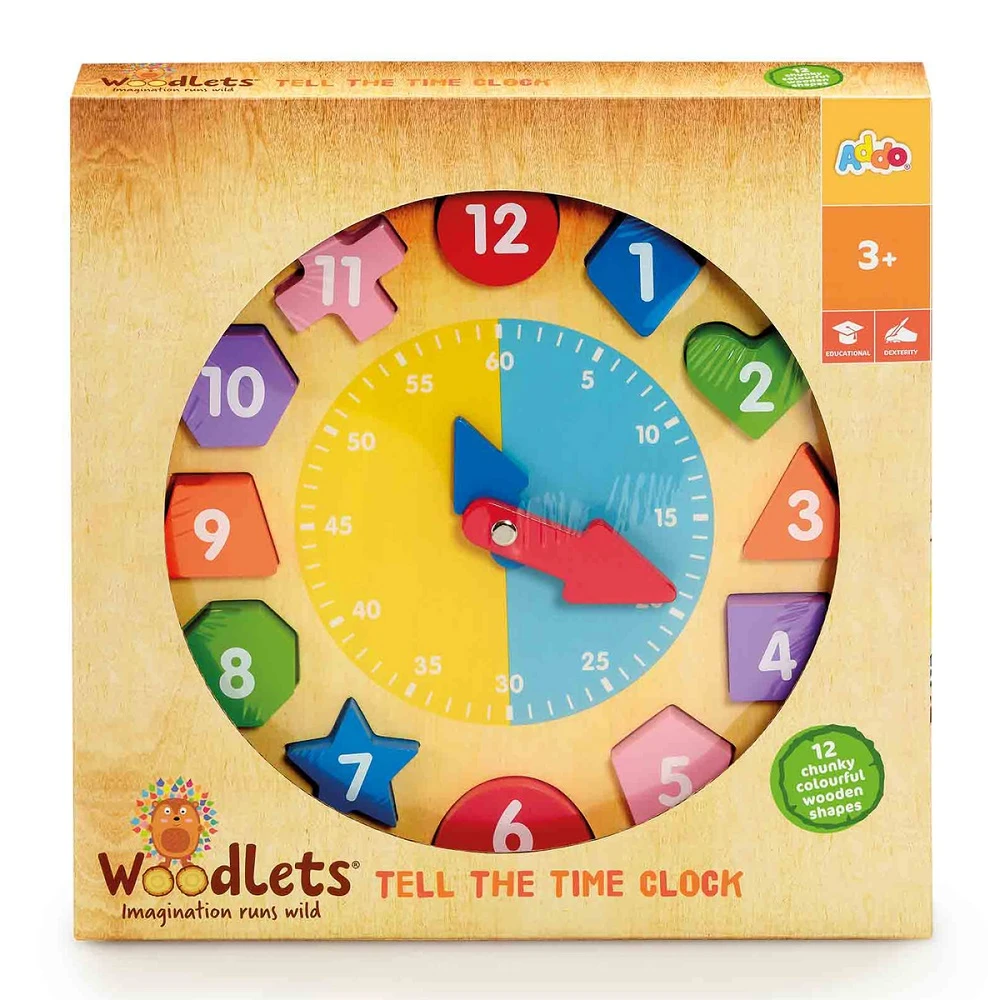 Addo Woodlets Tell the Time Clock