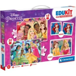 Clementoni Disney Princess - Edukit 4 In 1