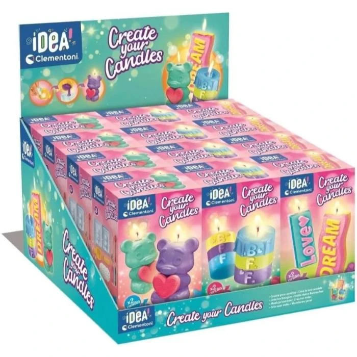 Clementoni Create Your Own Candles Moq 12