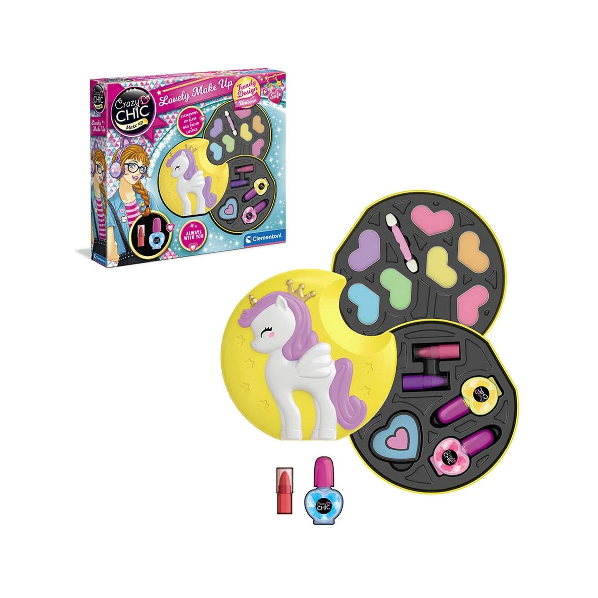 Clementoni Crazy Chic Lovely Unicorn Make up Set