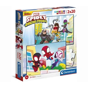 Clementoni Spidey & His Amazing Friends 2x20 Pcs