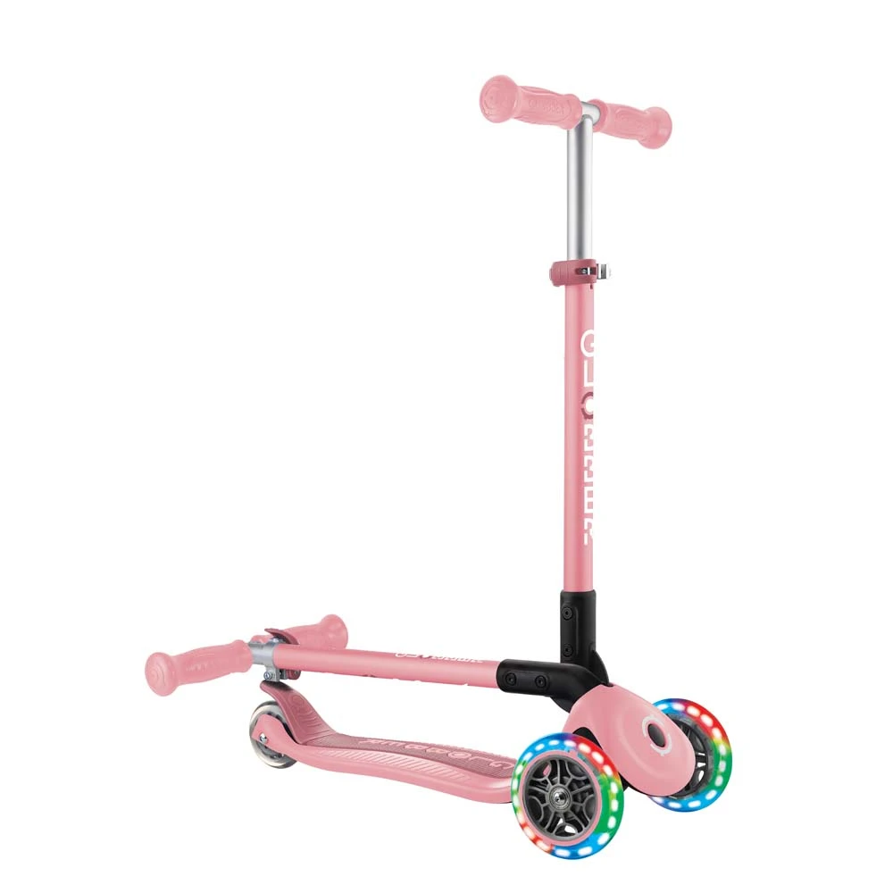 Globber Foldable Lights - Pastel Pink