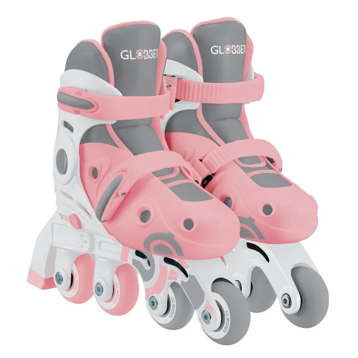 Learning Inline Skates 2In1 Size26- 29 Pastel Pink