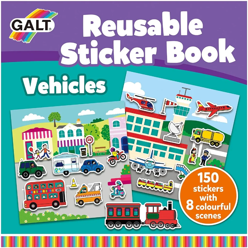 Galt Vehicles Sticker Book