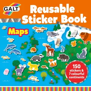 Galt Maps Sticker Book