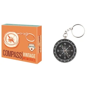Vintage Memories - Compass Key Ring