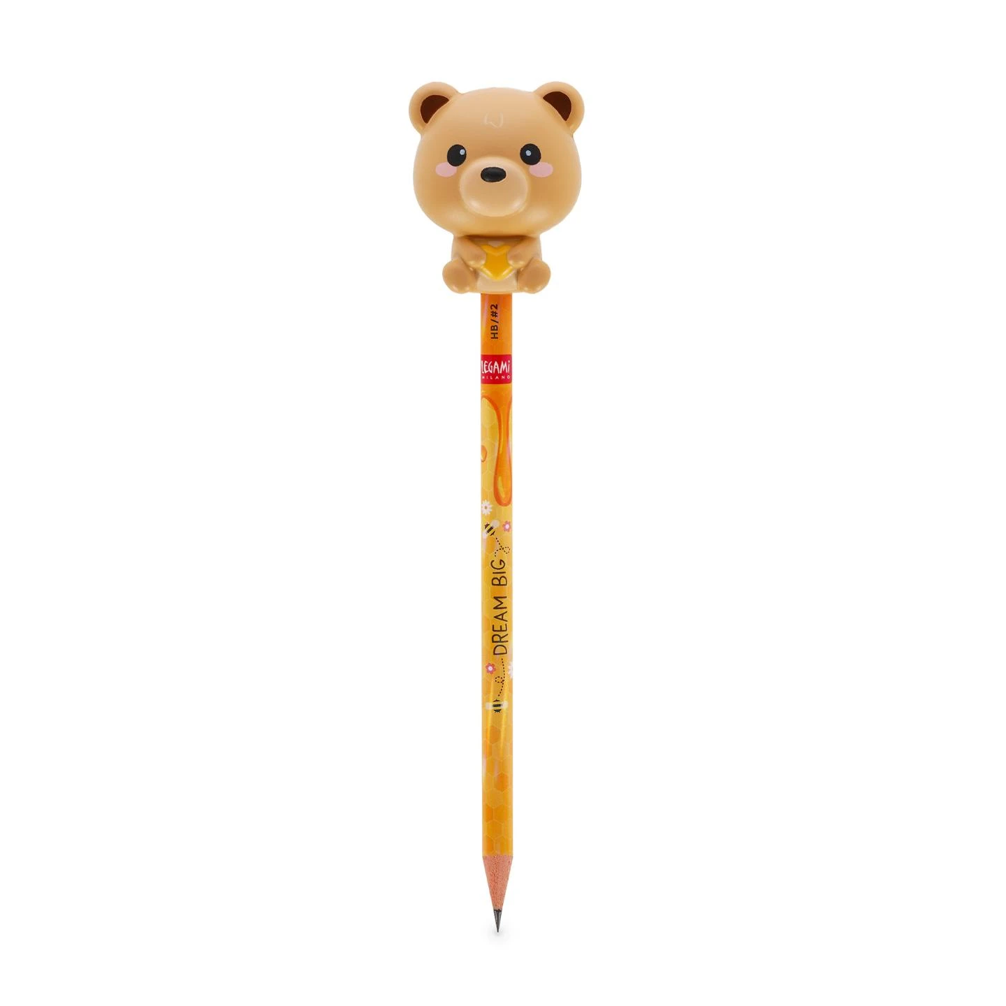 Squeezies Pencil With Squishy Teddy Bear Moq 12