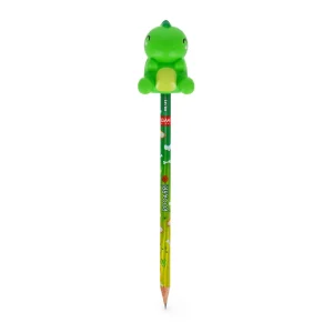 Squeezies Pencil With Squishy Dino Moq 12