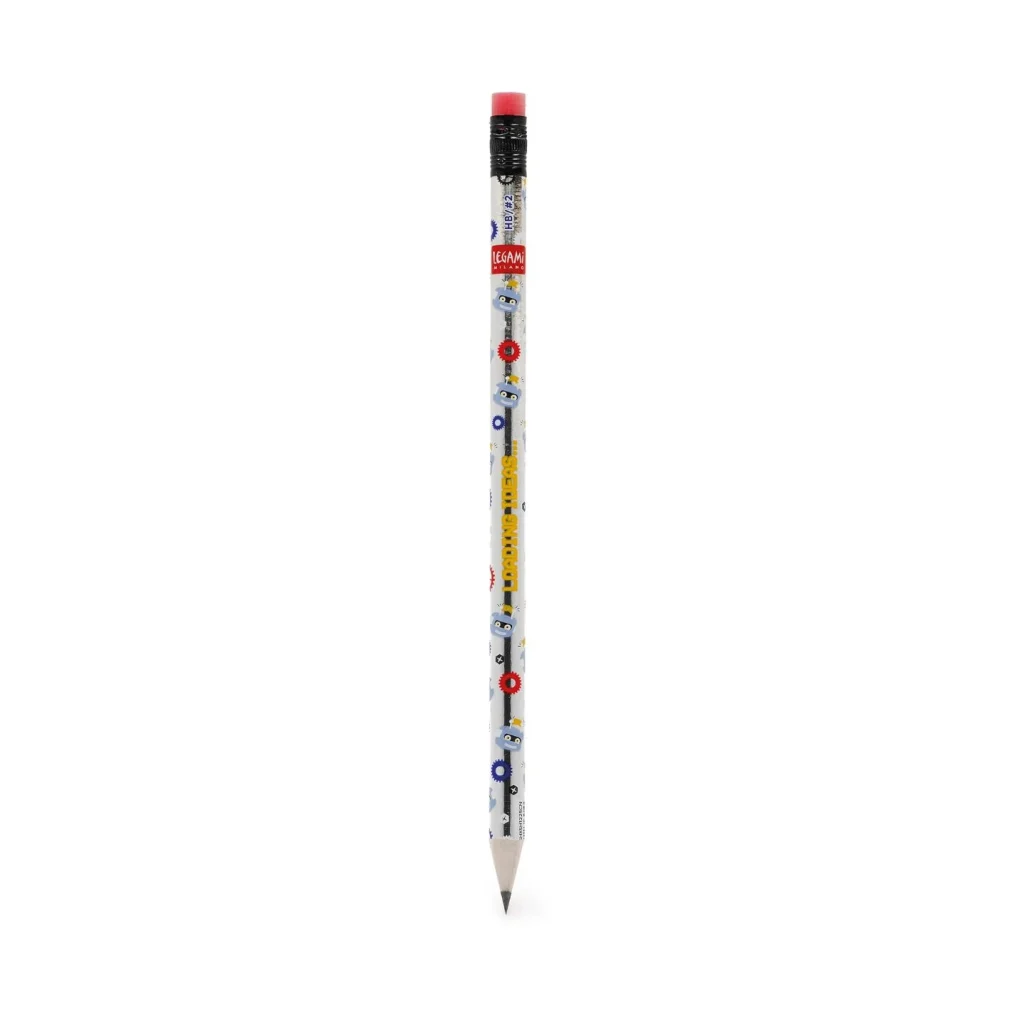 Pencil Recycled Paper + Eraser Robot Moq 18