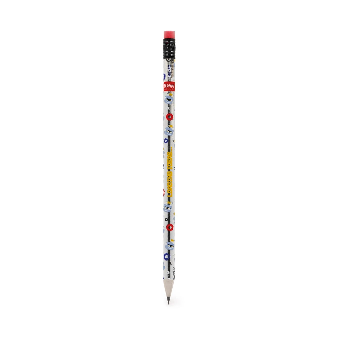 Pencil Recycled Paper + Eraser Robot Moq 18