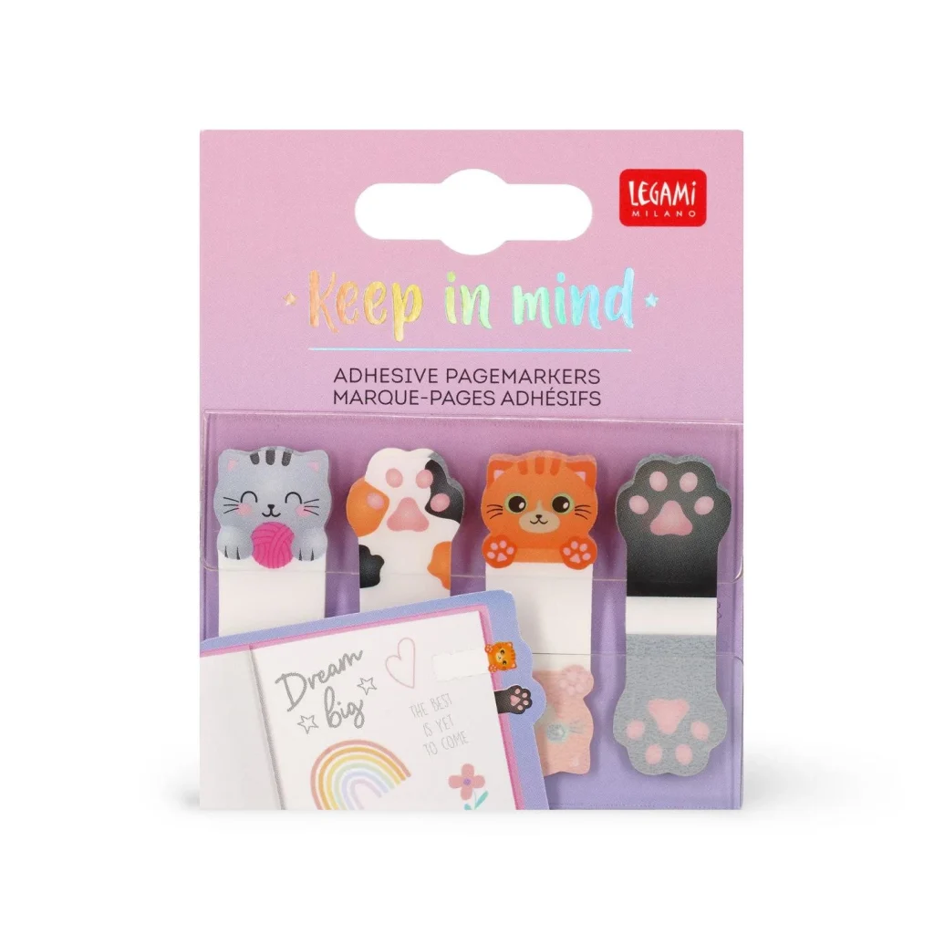 Adhesive Pagemarkers - Kitty