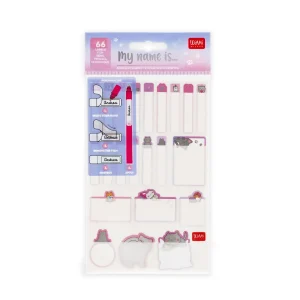 Labels Adhesiveset Of 66 Kitty Moq 12