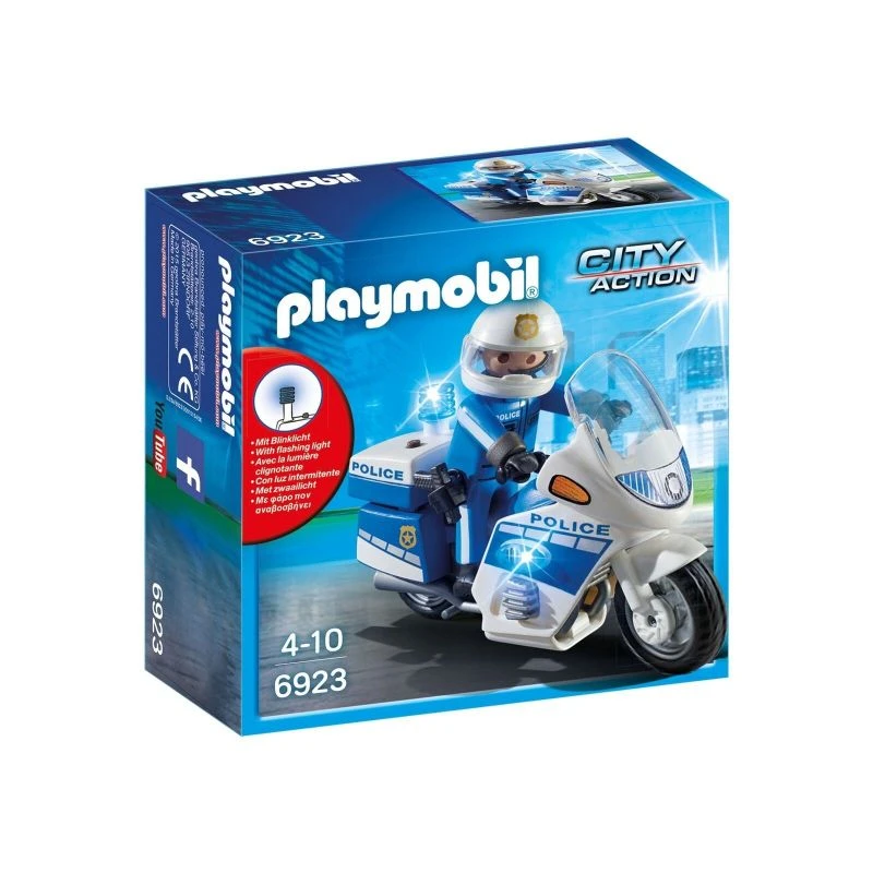Playmobil City Action Police Bike Playset