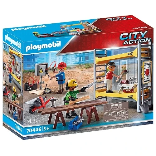 Playmobil Scaffolding With Workers Playset