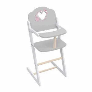 Wooden High Chair For Doll