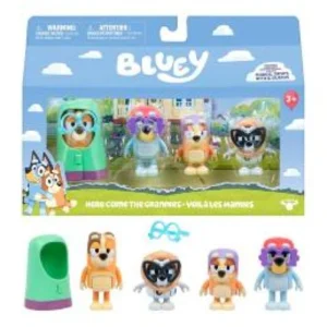Bluey Here Come The Grannies 4 Pack Figure