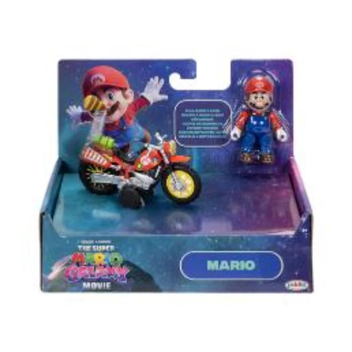 Super Mario Motorcycle 6Cm Figure