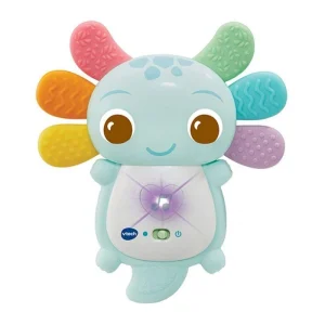 Rainbow Colours Axolotl Teether Interactive Toy