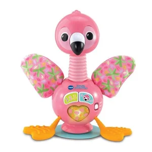 Suction Cup Fluttering Flamingo Interactive Toy