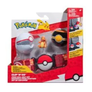 Pokemon Clip N Go Belt With 5Cm Charmander Figure