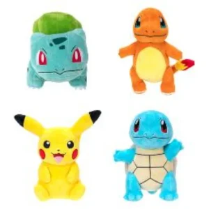 Pokemon Kanto First Partner 8" Soft Toy Ast