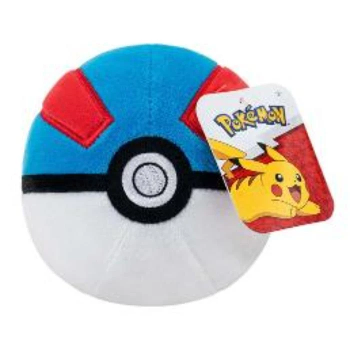 Pokemon Ultra Ball 10Cm Soft Toy Ast