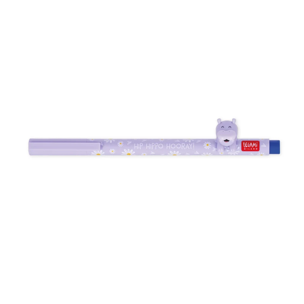 Pen Gel Blue Hippo Moq15