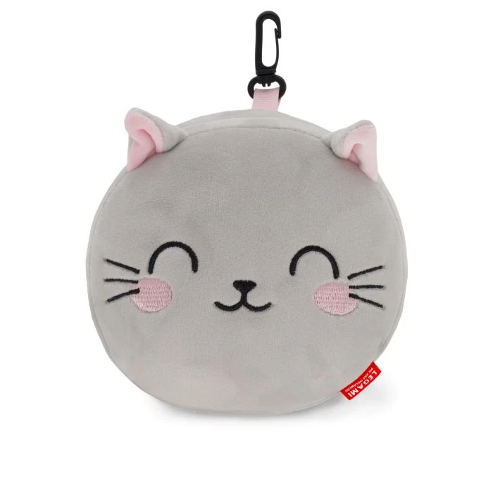 Travel Pillow With Sleep Mask - Kitty