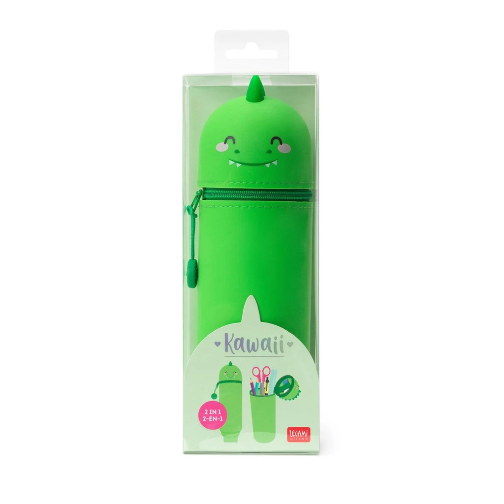 Silicone Pencil Case - Dino