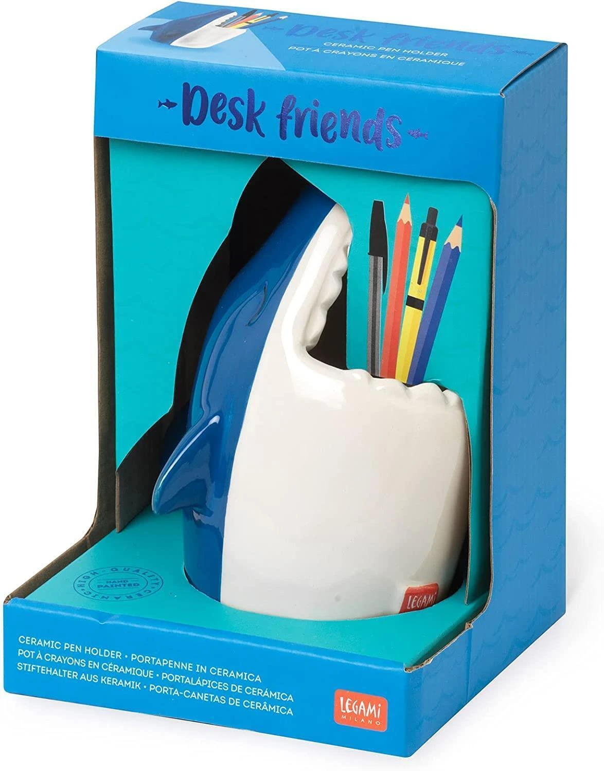 Ceramic Pen Holder - Shark