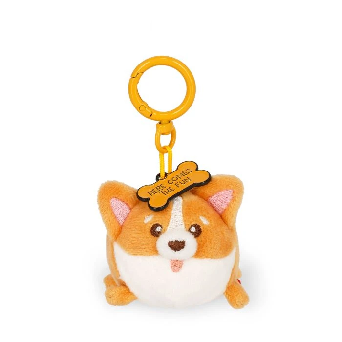Super Soft! - Plush KeyRing - Corgi