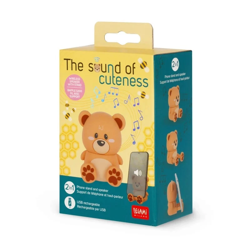 Wireless Speaker With Stand - Teddy Bear