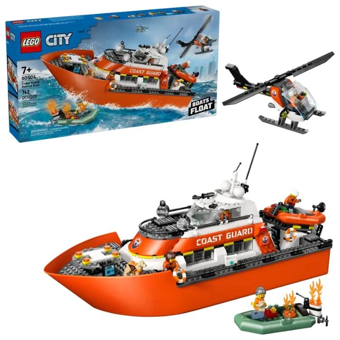 LEGO 60504 City Coast Guard Rescue Boat &