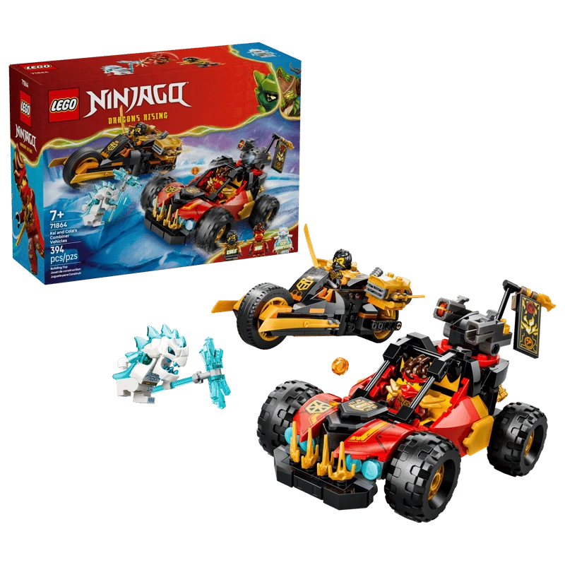 LEGO 71864 Ninjago Kai And Cole'S Combiner