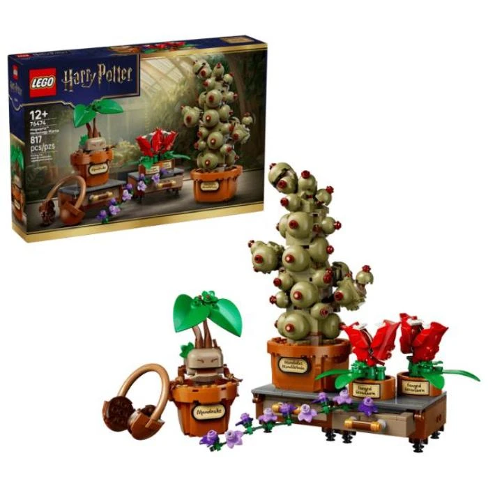 LEGO 76474 Harry Potter Hogwarts Herbology Plants