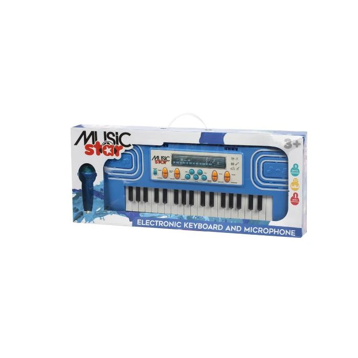 Music Star Electronic Keyboard With Microphone