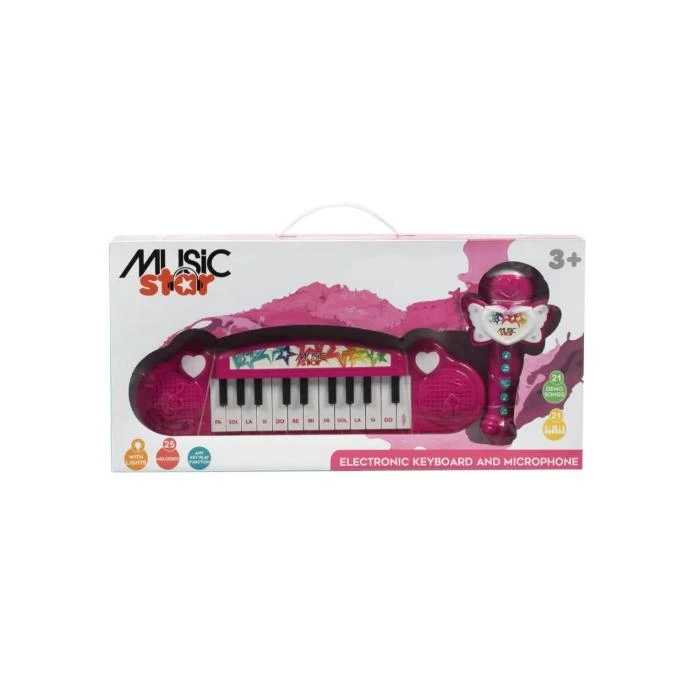 Music Star Harmonica With Butterfly Microphone