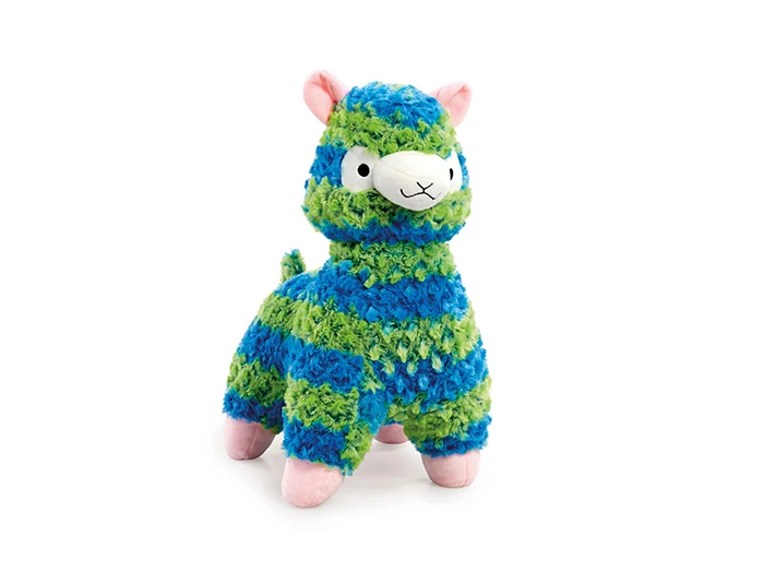 Snuggle Buddies Fleecy Llama Blue & Green 40cm