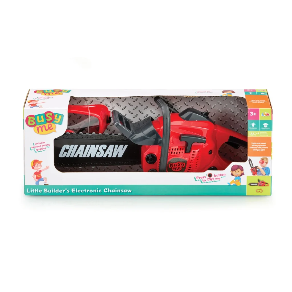 Busy Me Little Builder's Electric Chainsaw