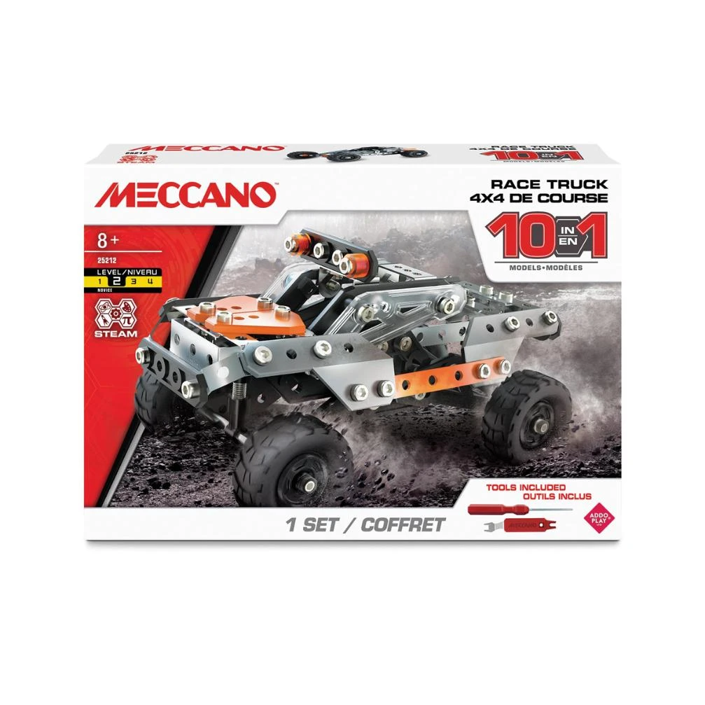 Meccano 10In1 Race Truck Construction Set