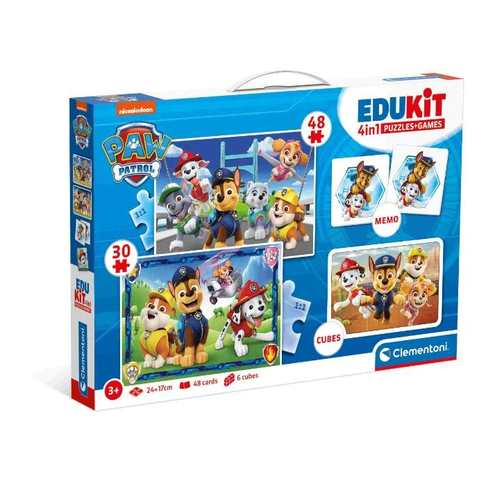 Clementoni Puzzles Edukit 4In1 Paw Patrol