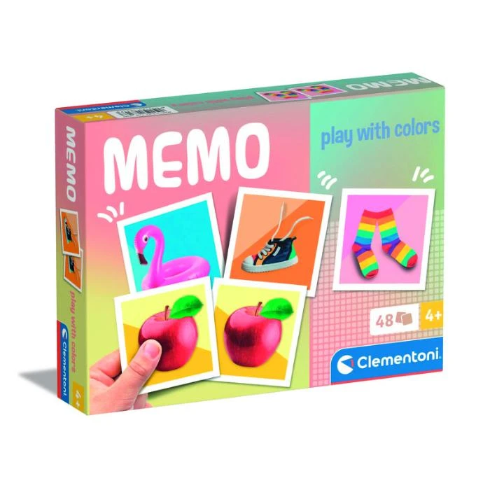 Clementoni Memo Pocket Noli Play With Colors