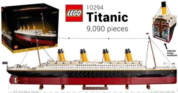 LEGO 10294 Titanic 9090PCS